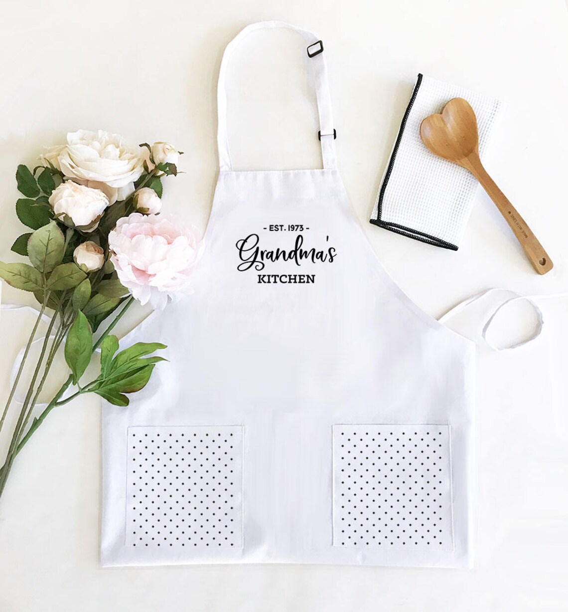 Personalized Apron for Womens Aprons Personalized Custom Etsy