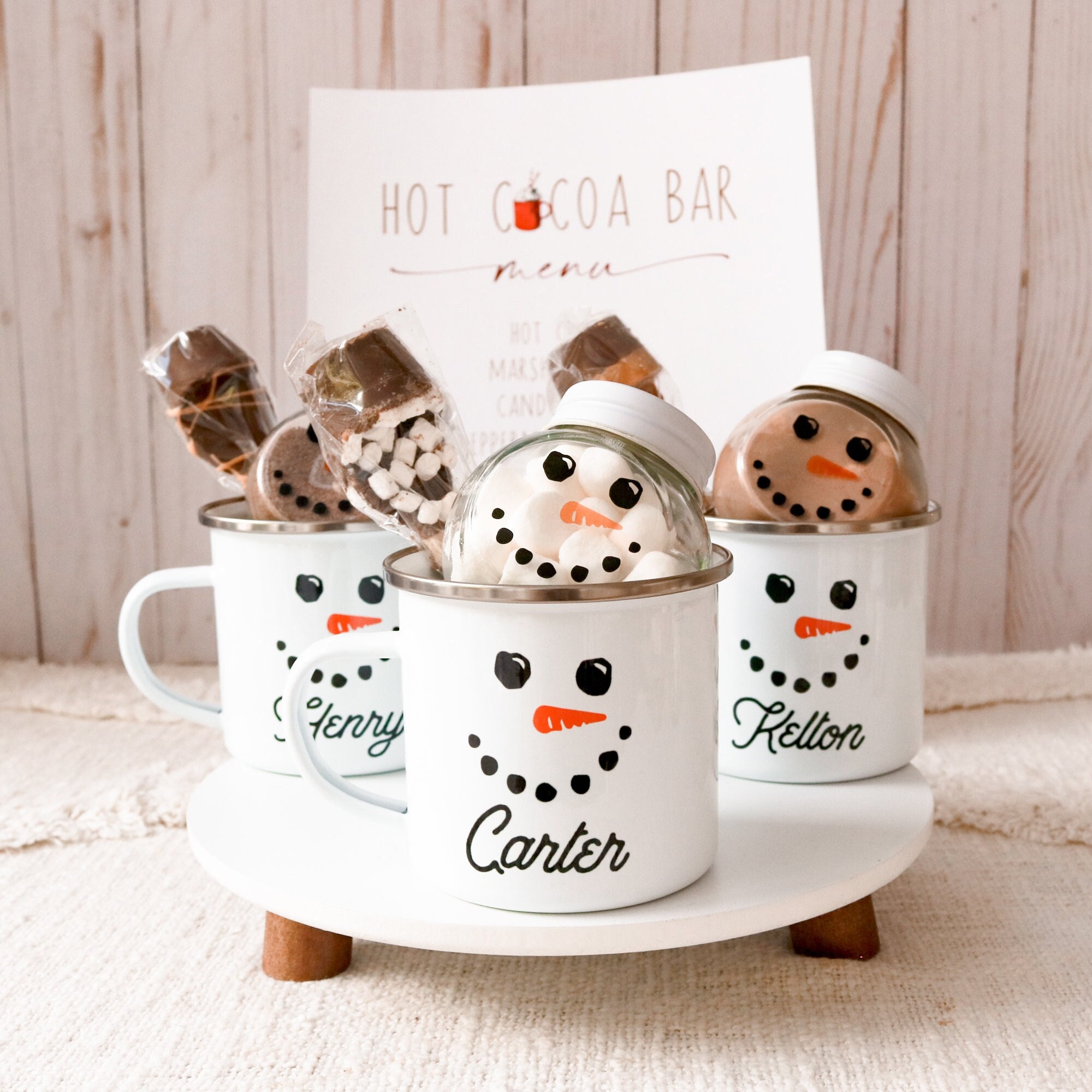 Hot Sale Santa Deer Snowman Tree Print Coffee Cup Christmas Party