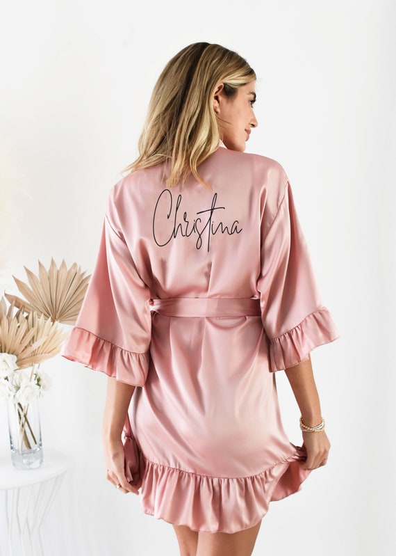 Pink Bridesmaids Robes Pink Bridesmaids Robes