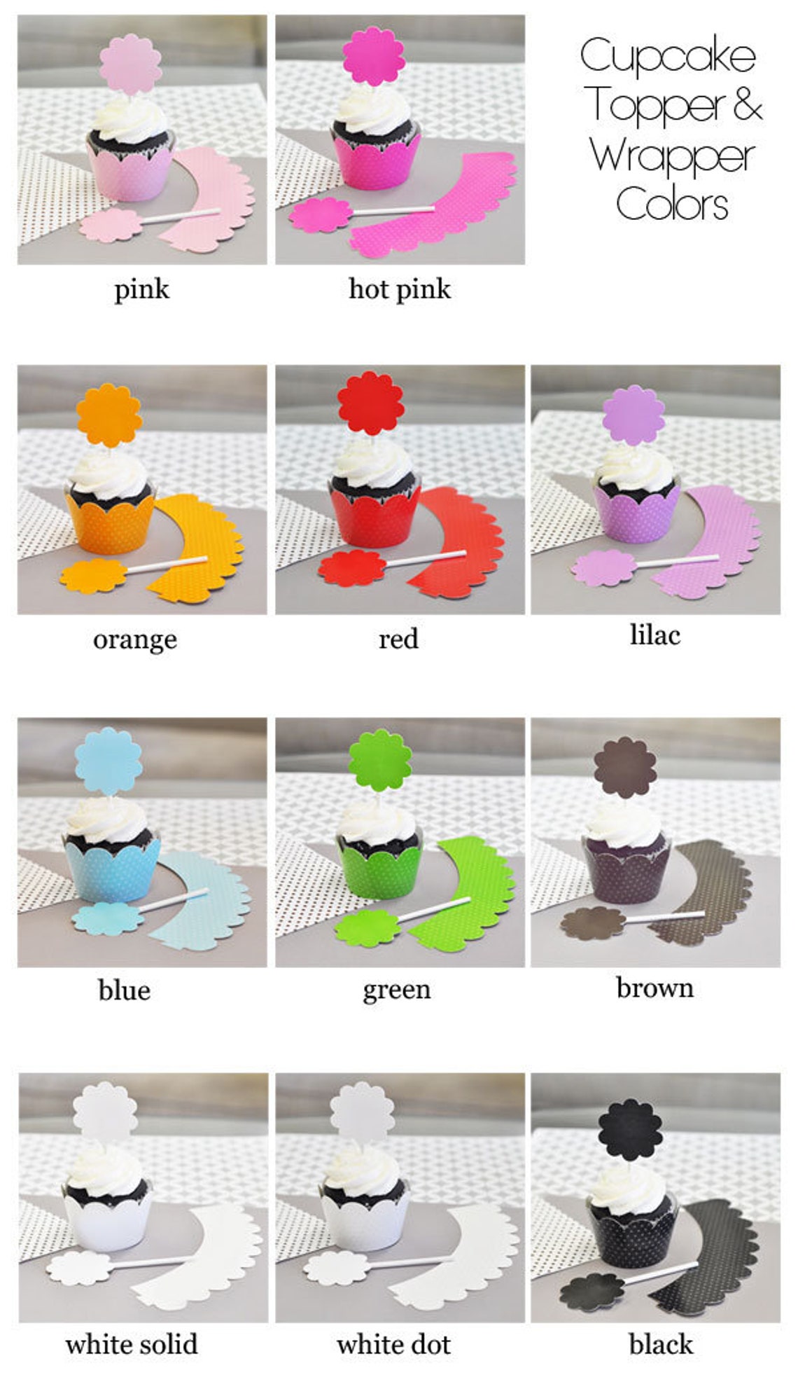 Personalized Cupcake Toppers Custom Cupcake Toppers &amp; Cupcake - Etsy