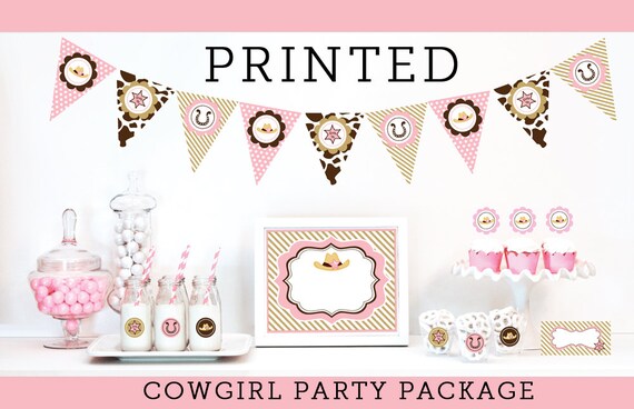 Cowgirl 1st Birthday Cowgirl First Birthday Party Decorations Etsy