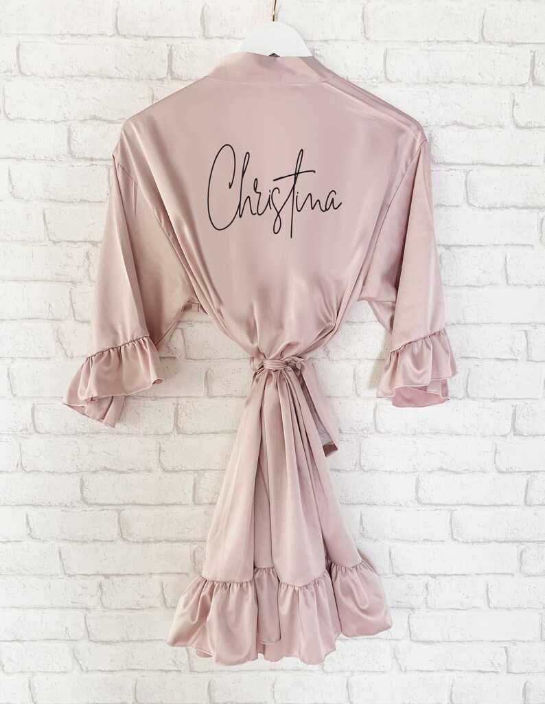 bridesmaids robes personalized