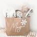 Holiday Gift Bag Personalized Bag Jute Beach Bag Market Shopping Bags for Women with Name Christmas Gift Bag for Friends (EB3330ANS) 
