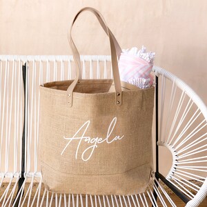 Mom Beach Bag Personalized Mom Beach Tote Mothers Day Gift Bag for Mom Birthday Gift New Mom Gift Bag EB3330ANS image 4