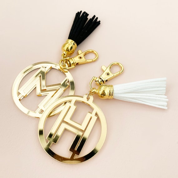 Monogram Keychains for Women Gold Keychain Personalized -  Canada