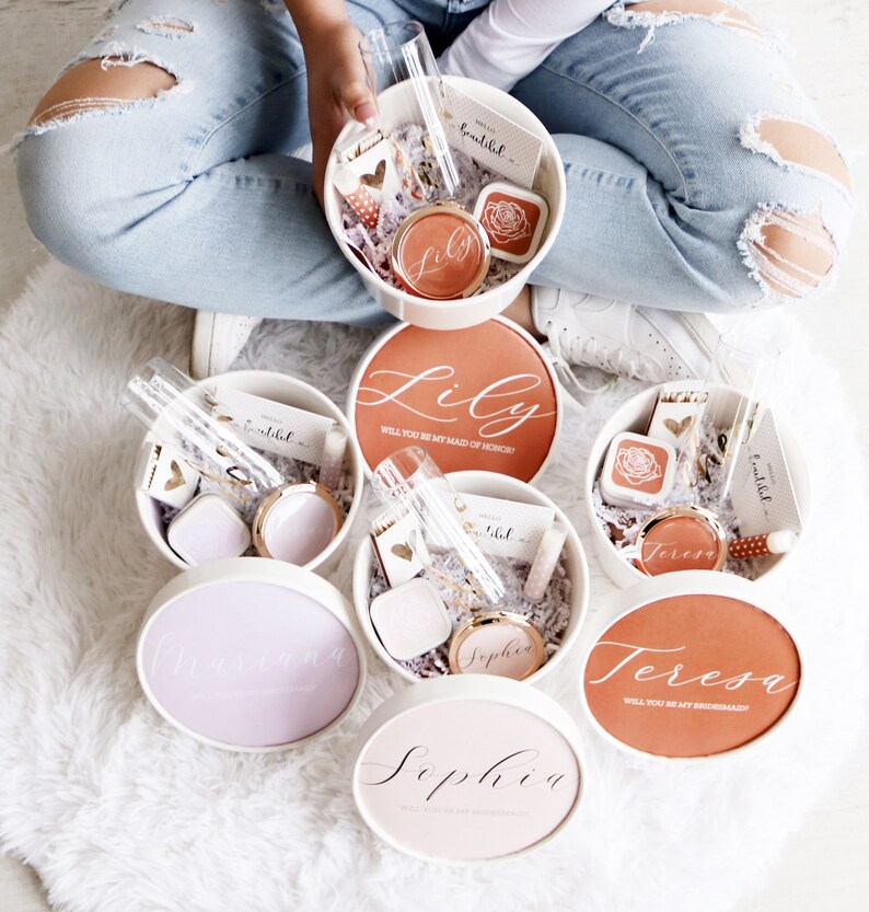 Mint Bridesmaid Proposal Gift Box Mint Bridesmaid Gift Box Etsy