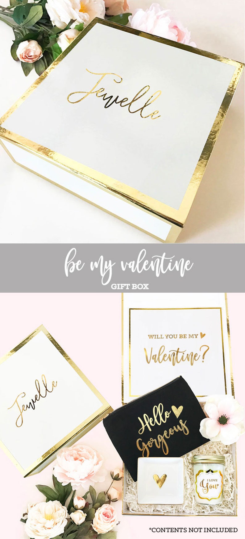 Galentines Day Gift Valentines Gift Box Valentines Gift Basket | Etsy