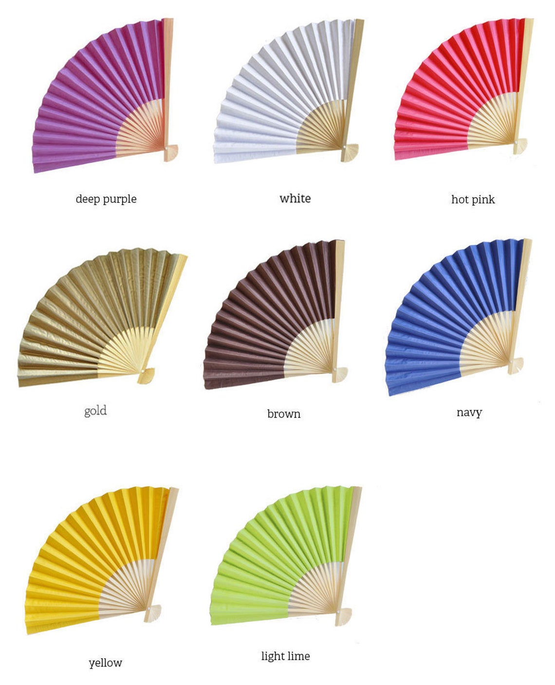 Personalized Fans Personalized Hand Fans Personalized Etsy