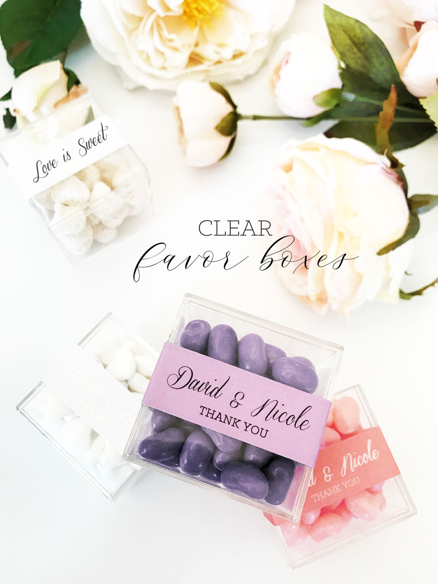 Small Favor Boxes Wedding Favor Boxes and Labels Candy Boxes Etsy Canada