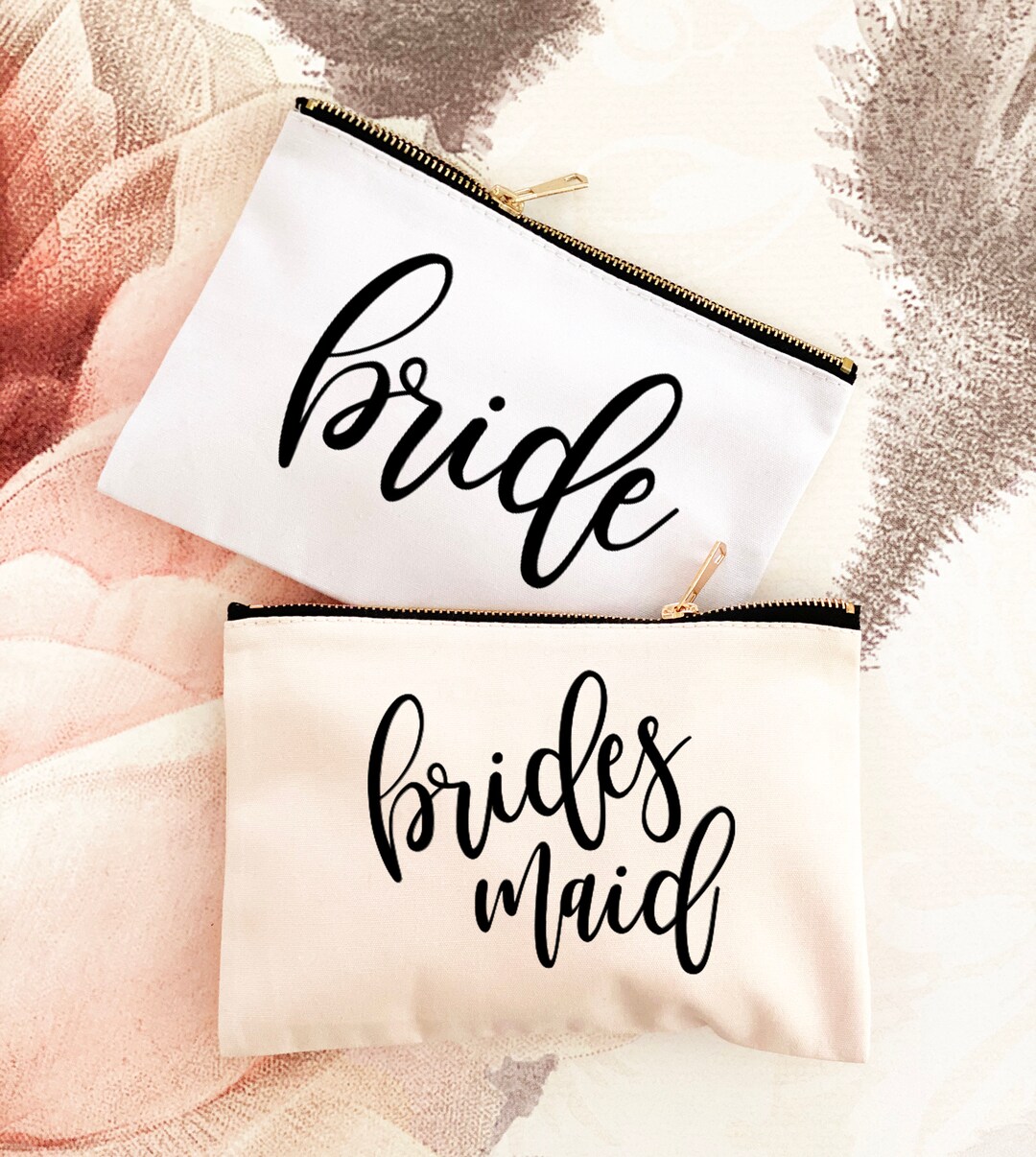 Bride Makeup Bag Bride Cosmetic Bag Bride Travel Gift Bag Bride ...