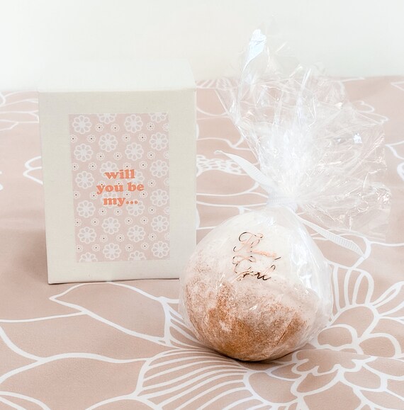 Flower Girl Proposal Bath Bomb Will you be my Flower Girl Proposal Gift