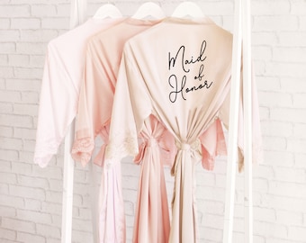 Maid of Honor Robe Matron of Honor Robe Maid of Honor Gift Sister Matron of Honor Gift Sister Maid of Honor Gift Ideas (EB3260WD)