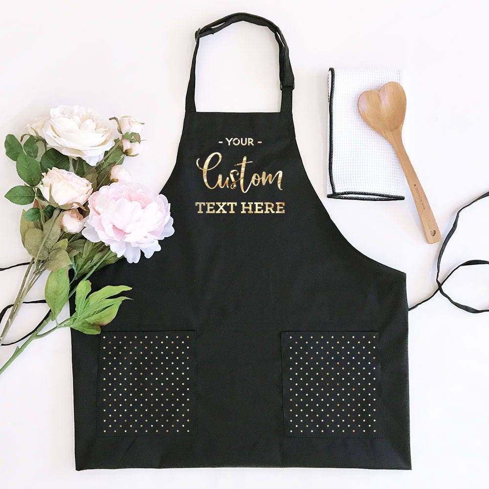 Personalized Apron for Womens Aprons Personalized Custom Etsy