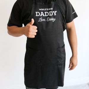 Mens Aprons customized Aprons for Men Personalized Mens Apron Chef Gifts for Him EB3242CTM immagine 5