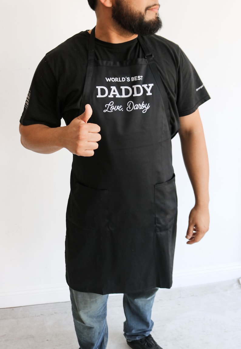 Mens Aprons customized Aprons for Men Personalized Mens Apron Chef Gifts for Him EB3242CTM afbeelding 5