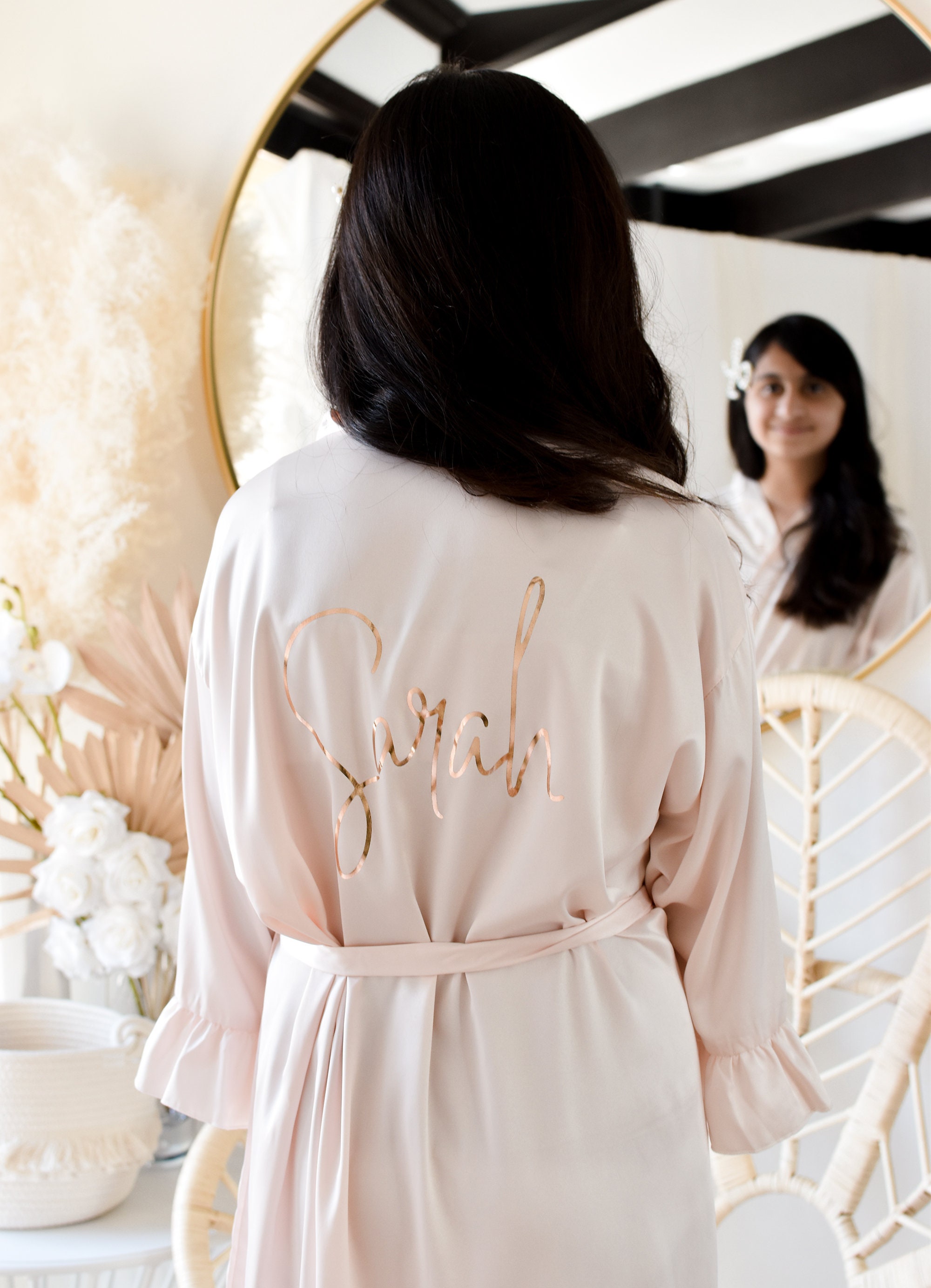 Junior Bridesmaid Robes Teen Girl Robes Ruffled Robes for Teen Etsy UK