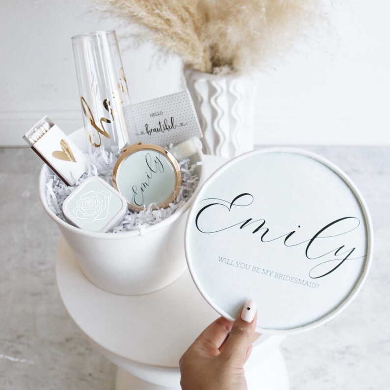 Mint Bridesmaid Proposal Gift Box Mint Bridesmaid Gift Box Etsy