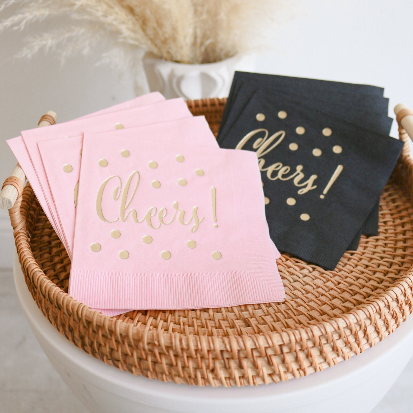 Cheers Napkins Cocktail Napkins Party Napkins Paper Etsy