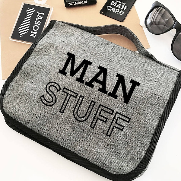 Toiletry Bag Men - Mens Gift Ideas - Travel Bag for Toiletries - Gifts for Men Birthday - Man Stuff Bag - Hanging Toiletry Bag  (EB3238GM)