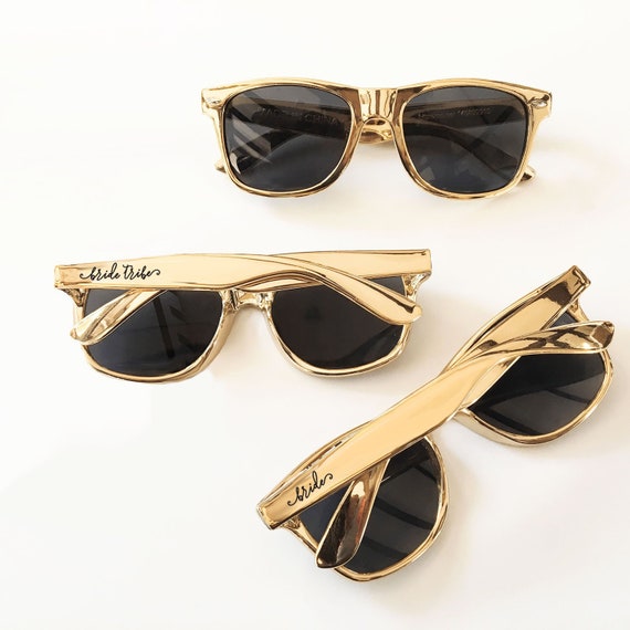 GUCCI Tiger Rectangular Metal Frame Sunglasses, Gold Tone/ Multi – OZNICO