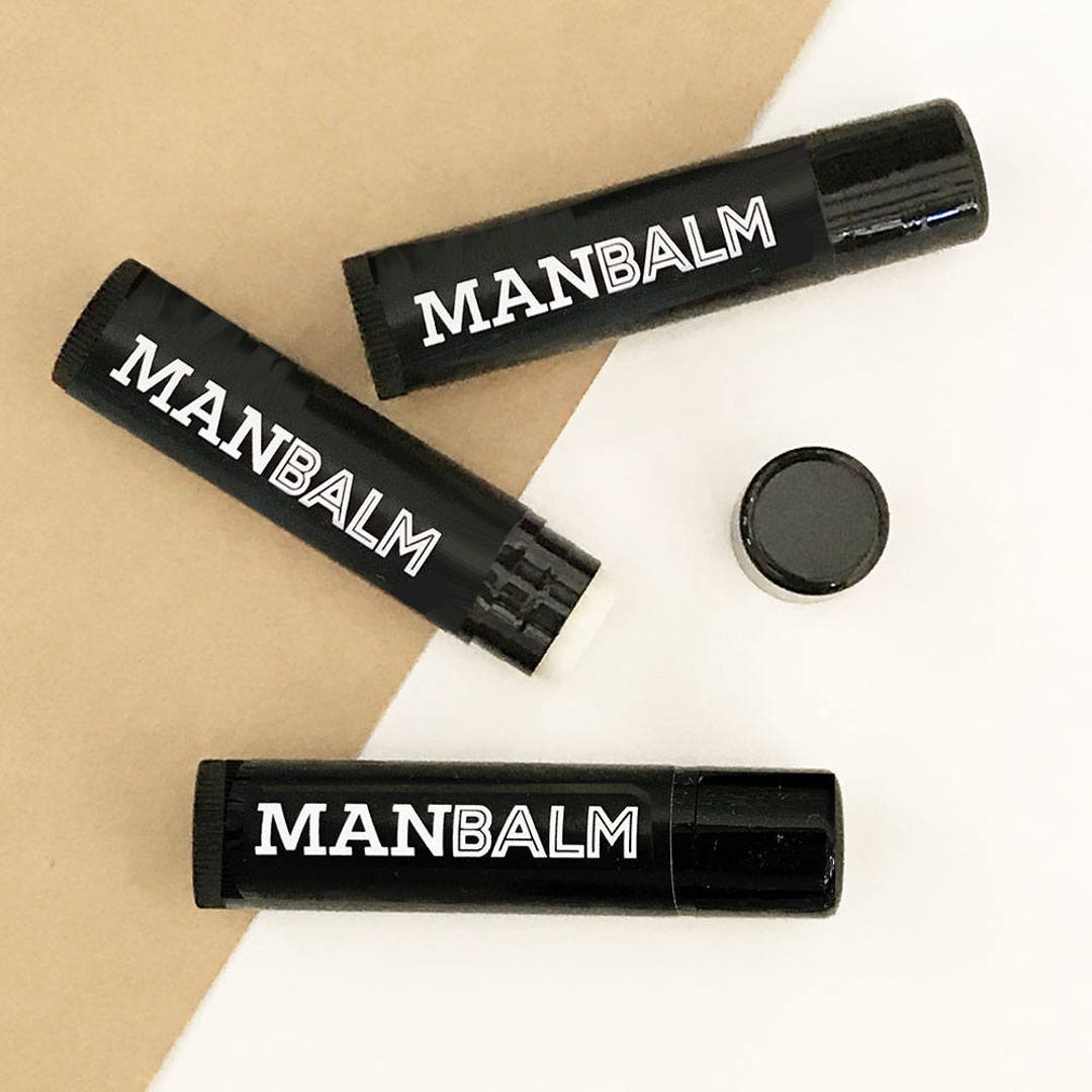 MAN BALM Lip Balm for Mens Lip Balm for Guys Groomsmen Gift for Men Gift Dad Gift Boyfriend Gift