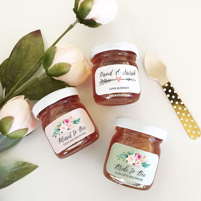 Honey Bridal Shower Favors Love is Sweet Wedding Favor Honey Etsy