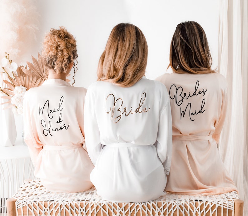 Maid of Honor Robe Matron of Honor Robe Maid of Honor Gift Sister Matron of Honor Gift Sister Maid of Honor Gift Ideas EB3260WD image 2