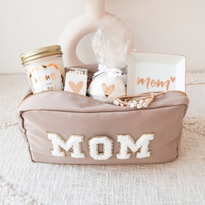 Mother's Day Gift Bag Idea Mama Gift Bag Makeup Bag for Mom Gift for Birthday Mom Travel Bag Cosmetic Make Up Bag Large EB3497MOM EMPTY Bild 4