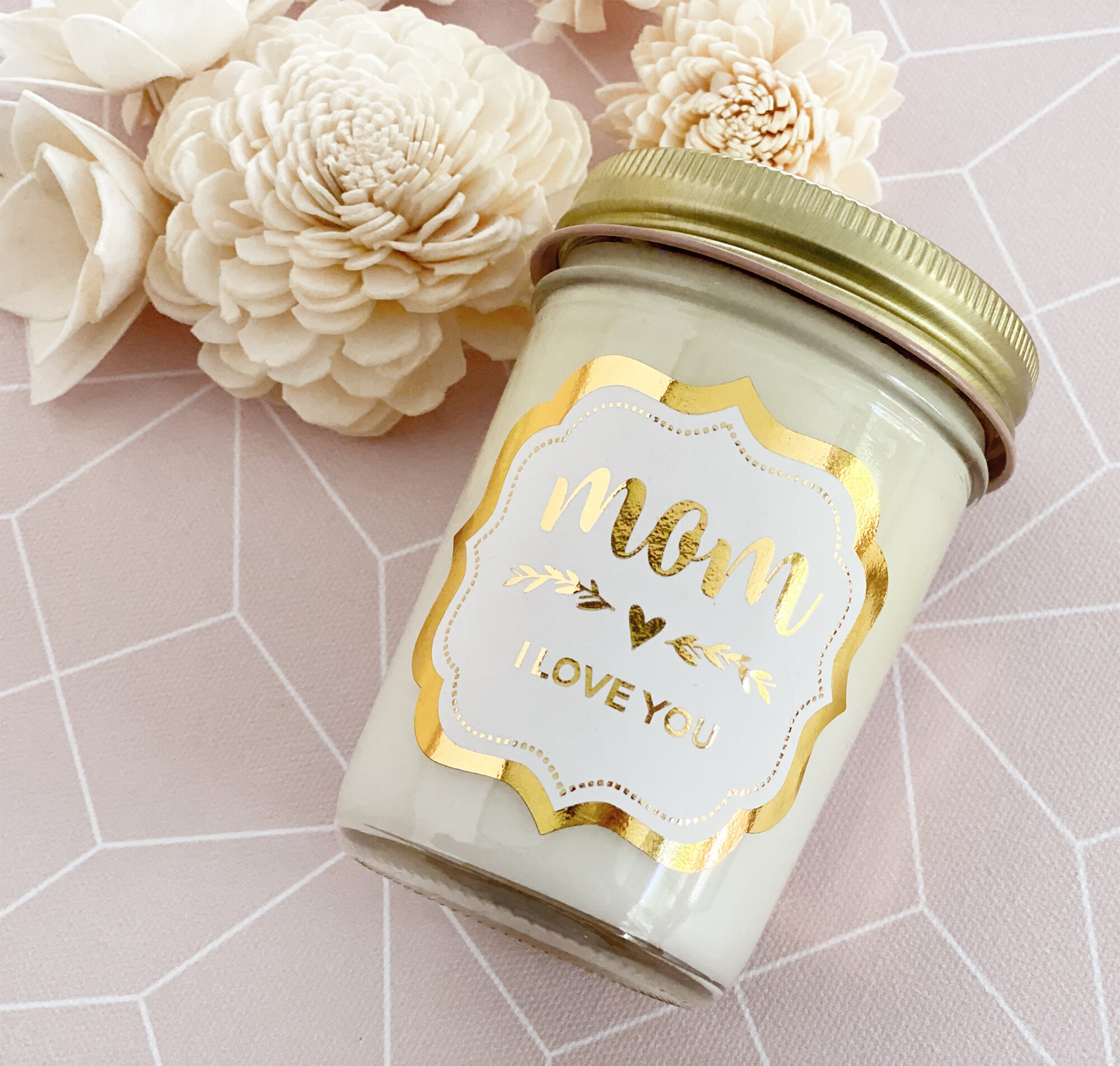 Mothers Day Personalized Candle for Mothers Day Gift Unique Etsy