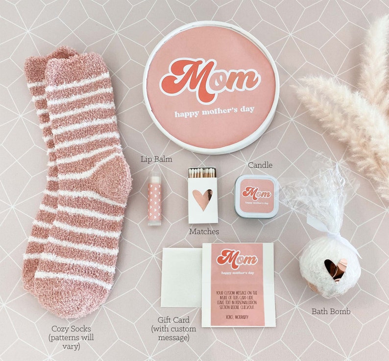 Mother's Day Gift Box Set Retro Mom Gift Set Mother's Day Gift Idea Ready To Ship Gift Set Gift for Mom EB3250RMOM image 3