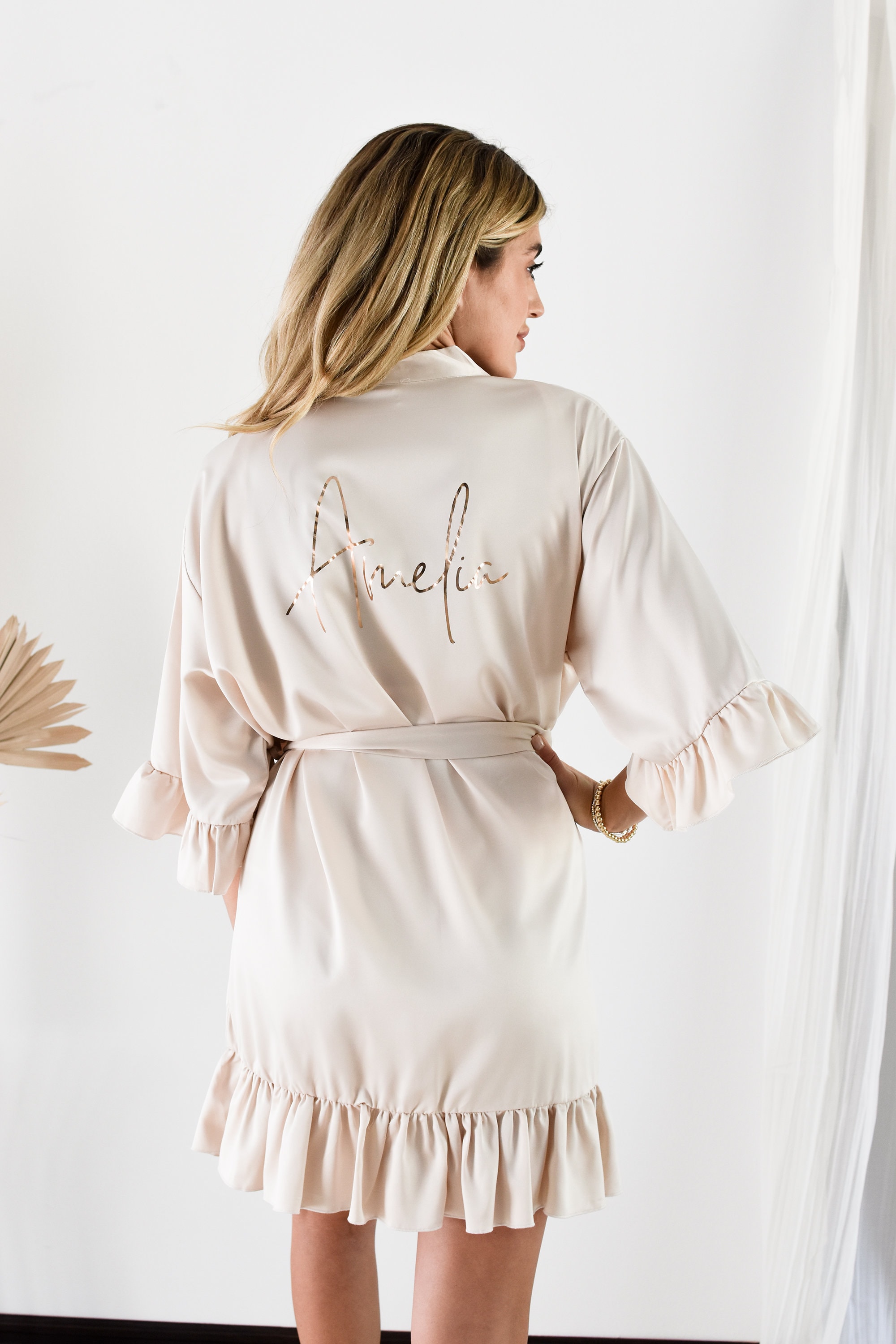 ruffle bridesmaid robes
