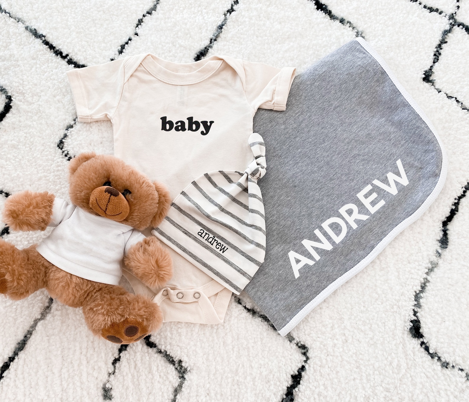 Baby Blanket With Name Personalized Boy Baby Blanket With Name Etsy