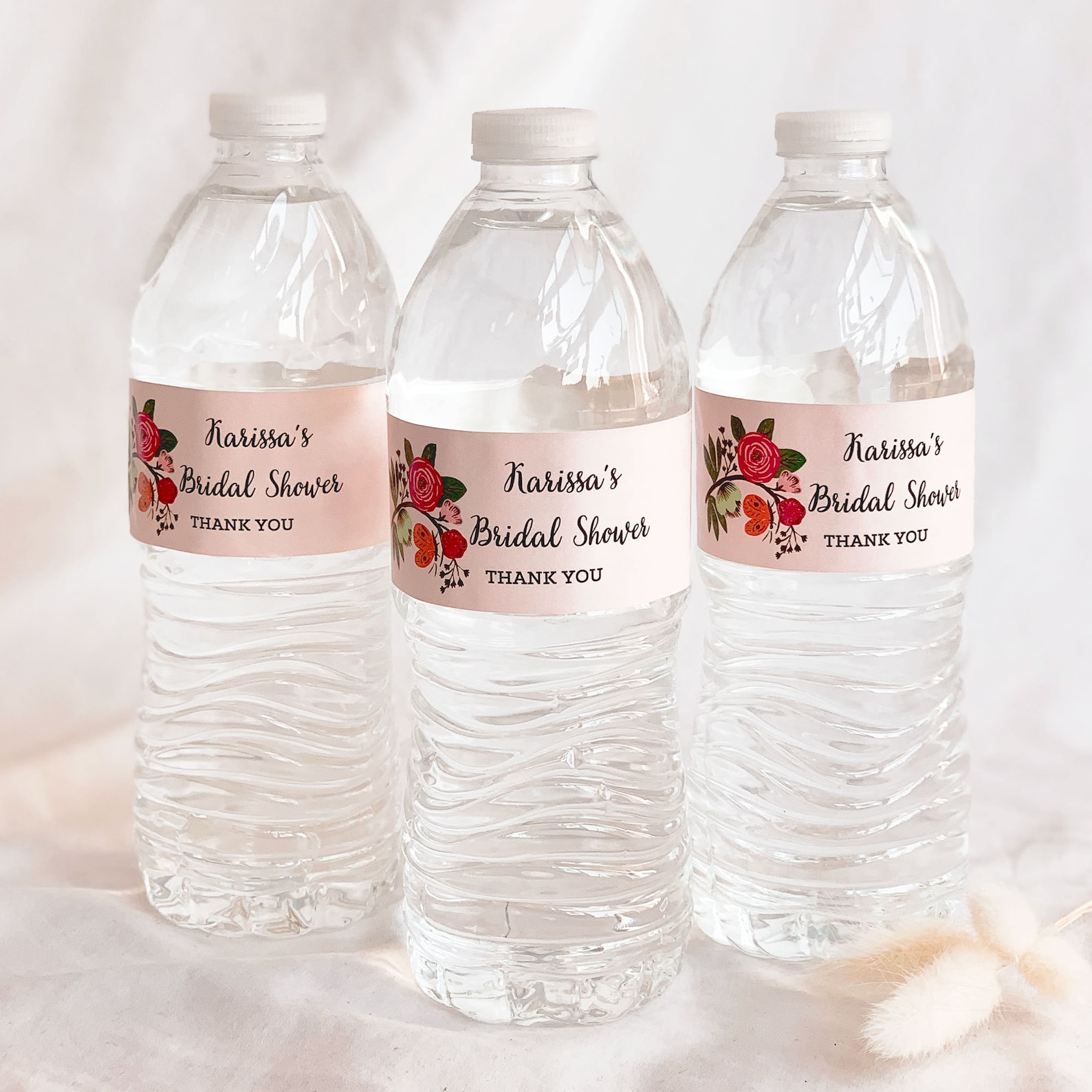 Personalized Water Bottle Labels Wedding Water Bottle Labels Etsy