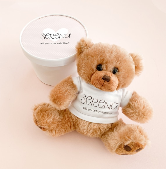 Valentine's Day Gift Valentine's Gift For Her Valentine Teddy Bear Wife Girlfriend Fiance Gift Galentine Gift For Friend (EB3272VAL) Il_570xn
