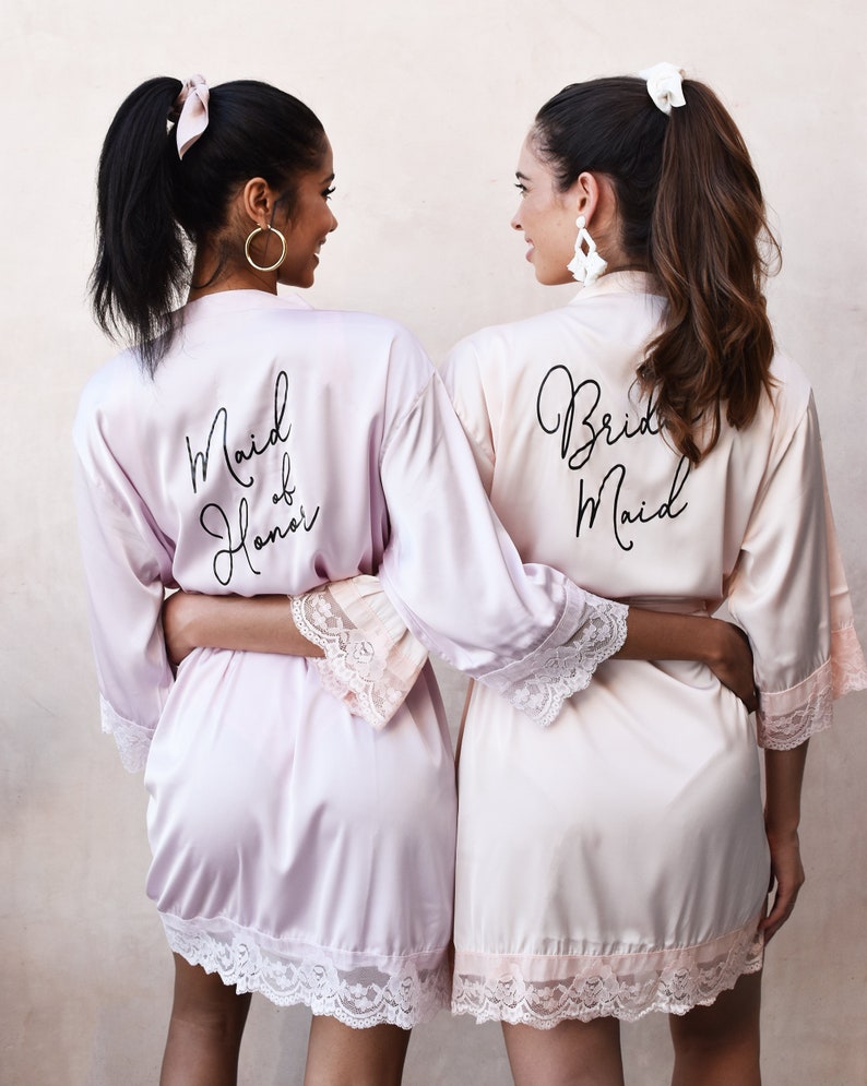 Maid of Honor Robe Matron of Honor Robe Maid of Honor Gift Sister Matron of Honor Gift Sister Maid of Honor Gift Ideas EB3260WD image 8