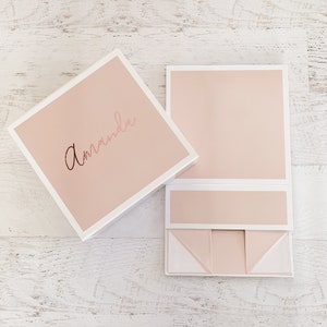 Bridesmaid Gift Box PINK Bridesmaid Box Gifts Personalized Pink Box Pink Bridesmaid Gift Idea EB3388BPW Bridesmaid Proposal Box EMPTY image 8