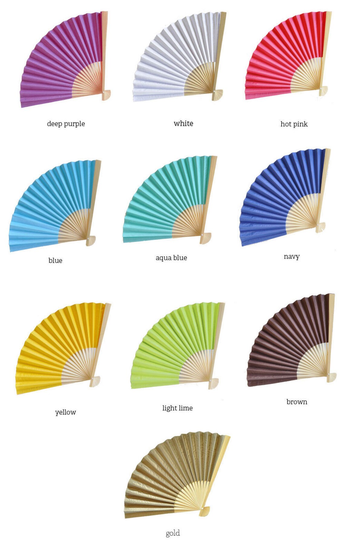 Personalized Fans Personalized Hand Fans Personalized Etsy