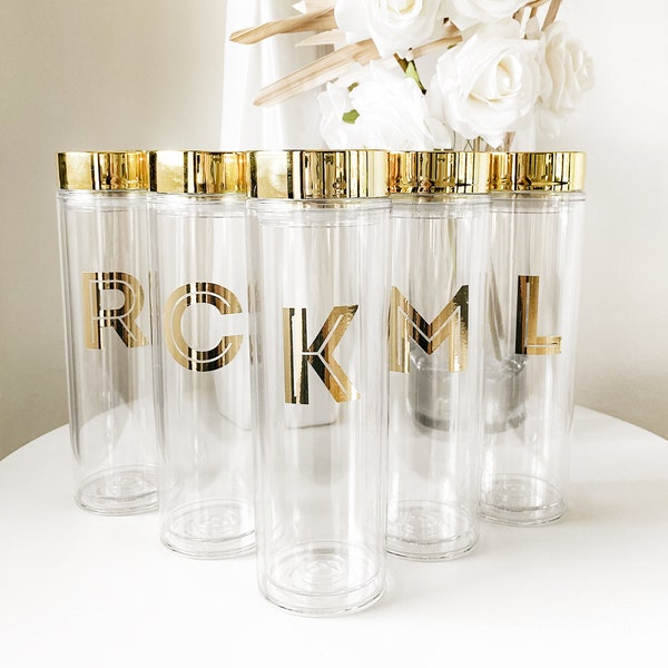 Bachelorette Party Tumblers Bridesmaid Tumbler Set of 5, 6, 7, 8, 4, 10 - YOU CHOOSE Qty (EB3113)