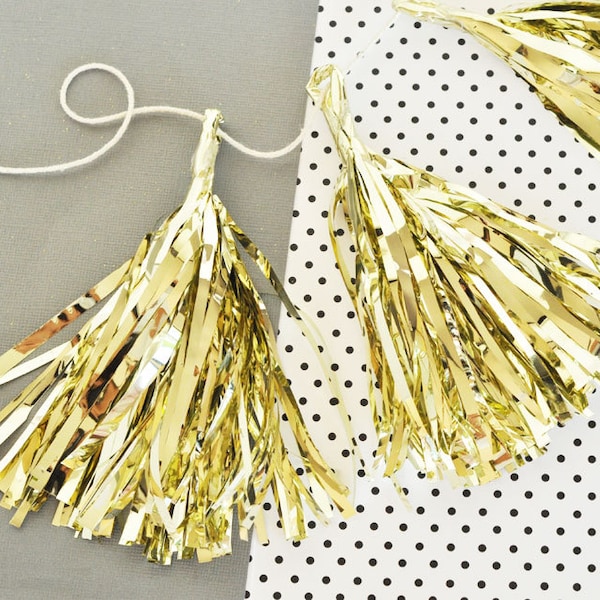 Gold Tassel Garland Etsy