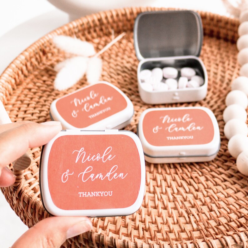 Mint Tin Wedding Favor Mint to Be Bridal Shower Favor Etsy