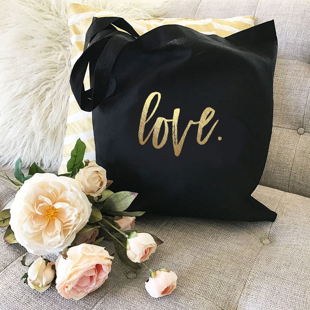 Love Tote Bag Valentine Tote Bag Valentines Day Tote Love Gift | Etsy