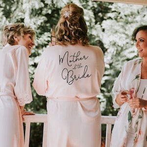 Mother of the Groom Robe Mother of the Bride Robe Mother of the Gift Gift from Bride Mother of Groom Gift Ideas Lace Robe EB3260WD image 6