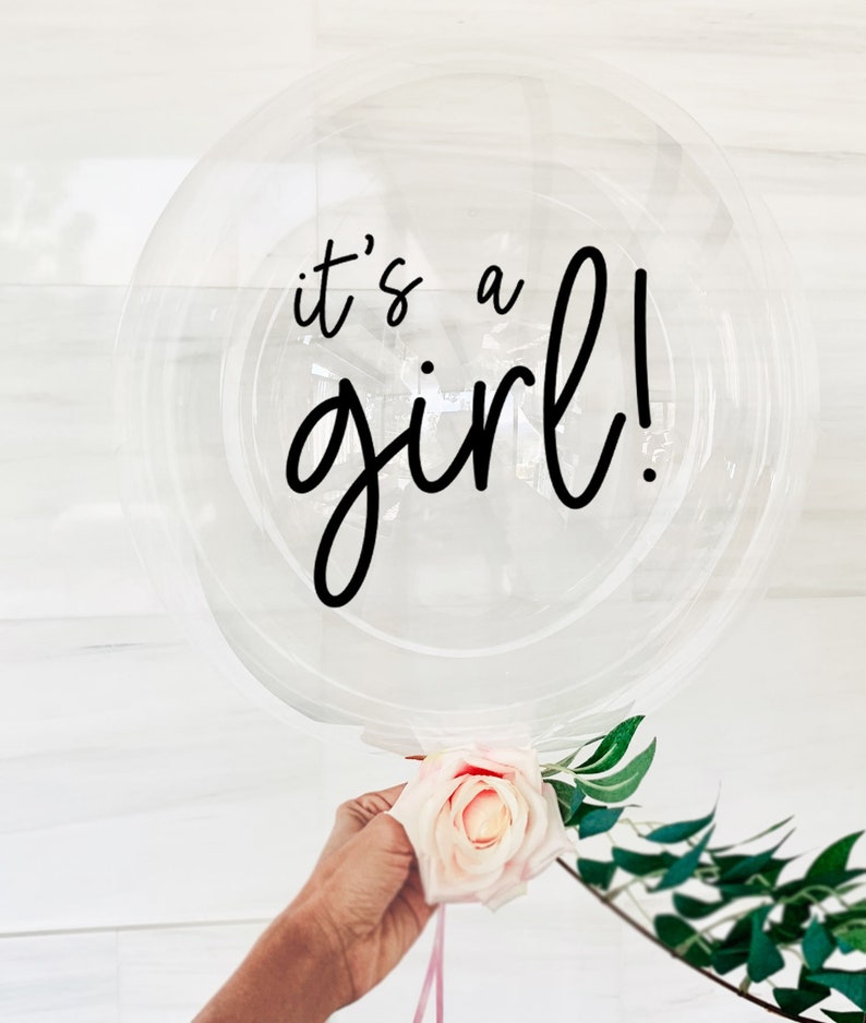 Baby Shower Decorations Oh Baby Shower Balloons Decal Baby Etsy