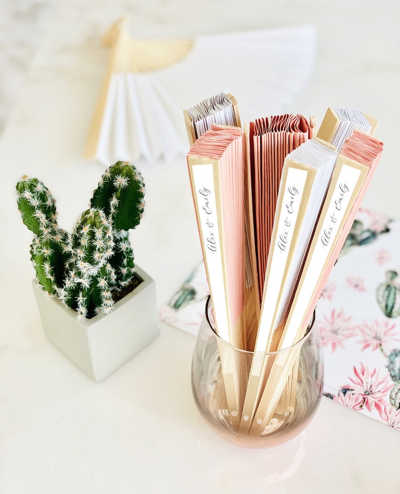 Personalized Fans Personalized Hand Fans Personalized Etsy