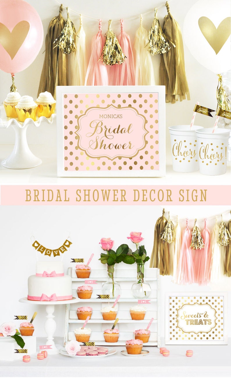 Bridal Shower Decor Bridal Shower Centerpiece Bridal Etsy