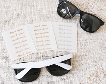 Sunglasses LABELS ONLY (EB3120) - Set of 48| CLEAR Labels