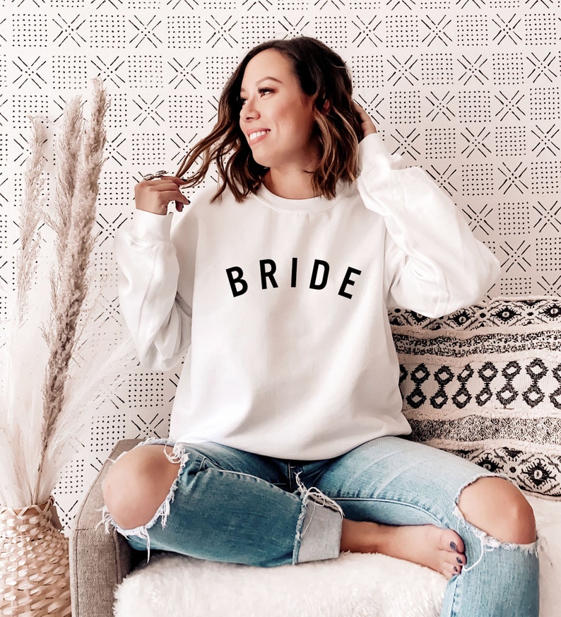 Bride Sweatshirt Winter Gift for Bride Holiday Gift Ideas for image 0