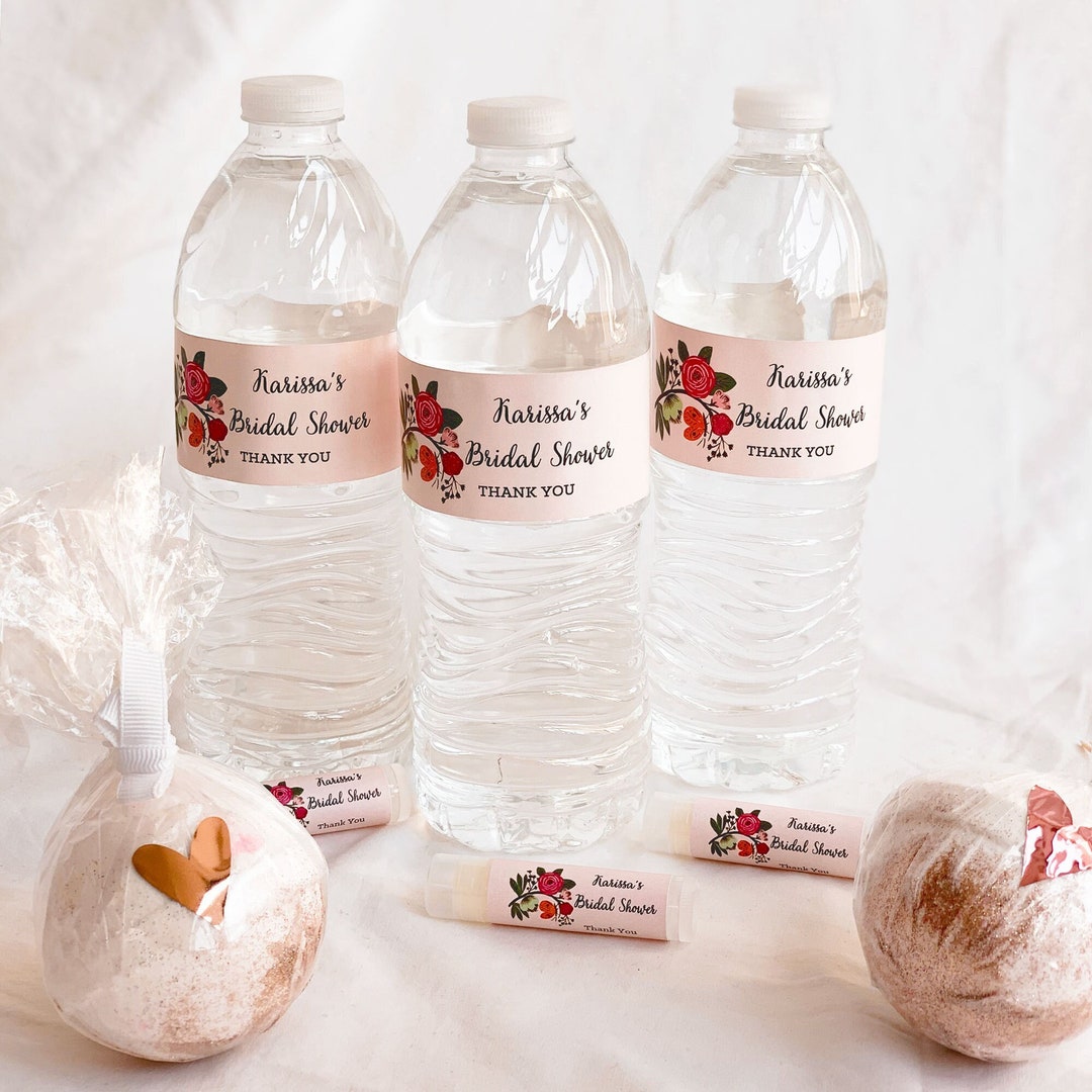 Personalized Happily Ever After Water Bottle Labels