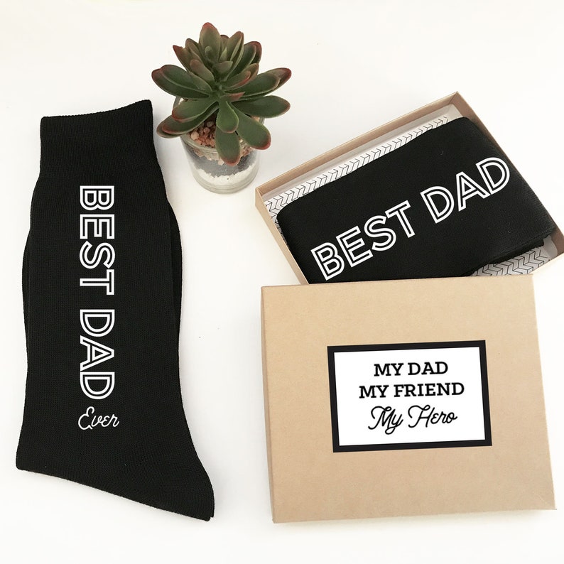 Fathers Day Gift Ideas Best Dad Ever Socks Fathers Day Socks Etsy