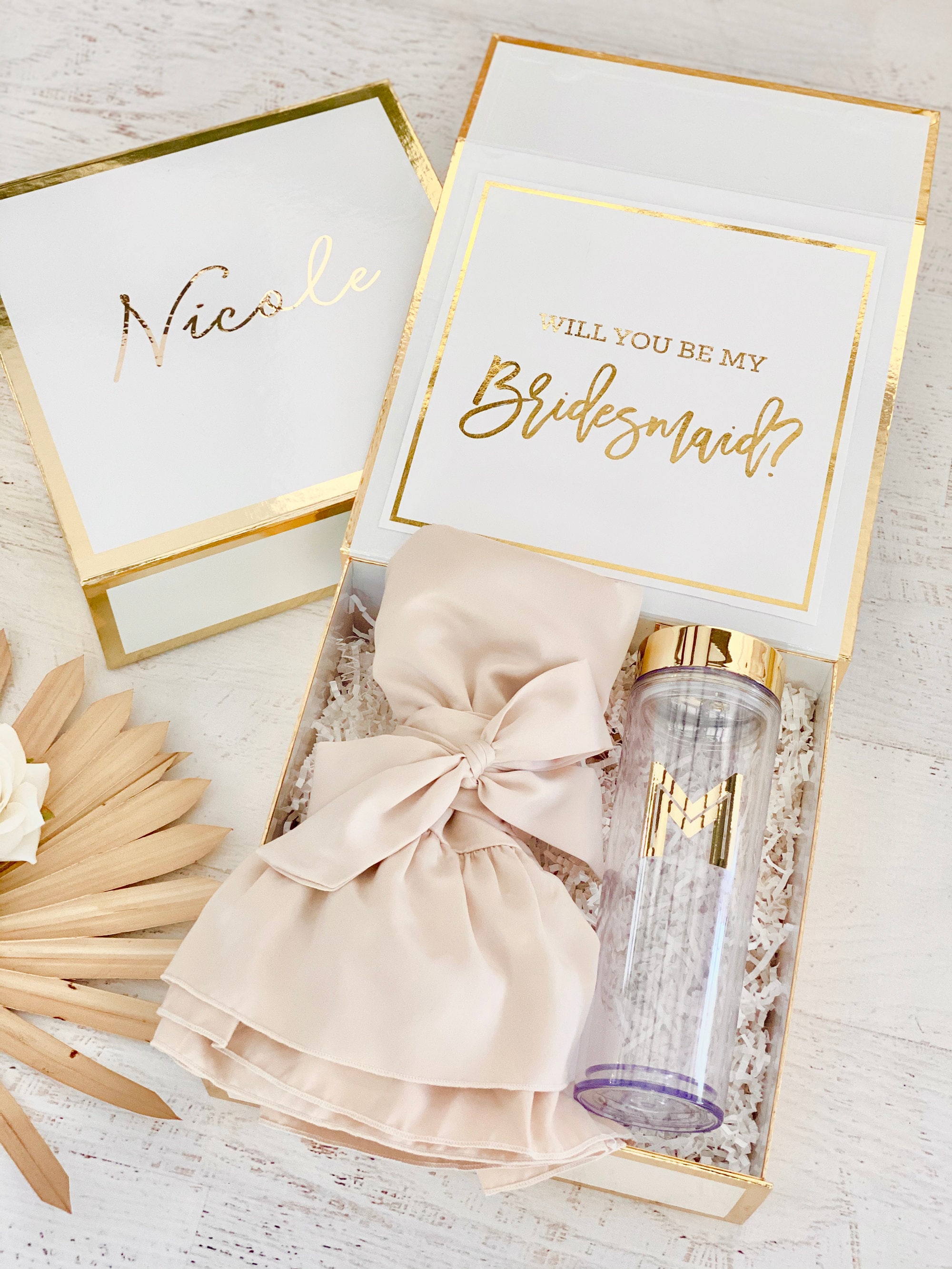 Bridal Party Tumblers Birthday Gift Ideas Bridesmaid Tumbler Set Gift for  Her Birthday Gift for Best Friend Gold Monogram Tumbler EB3113 